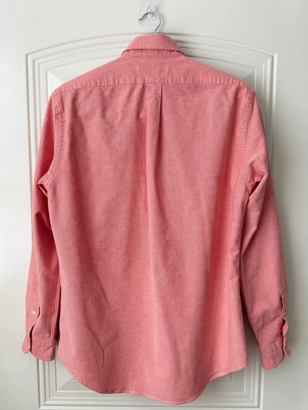 Ralph Lauren Slim Fit Stretch Oxford Shirt Coral Pink L